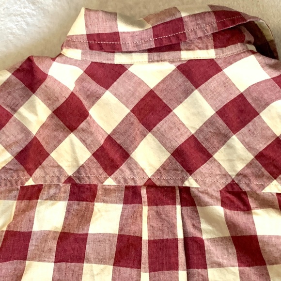 NWT J. Crew Gingham Homespun Shirt in Perfect Fit Size XS - Picture 6 of 8